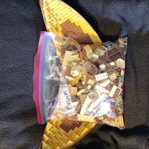 Legos- Brown & tan w/ boat